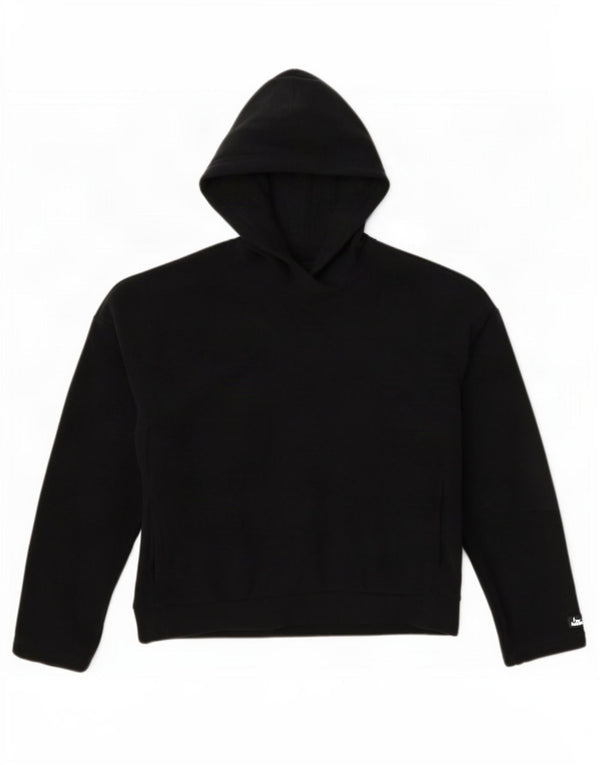 Nike Damen-Fleecepullover mit Kapuze, übergroß, UK 10, Größe S, Schwarz, Polyester