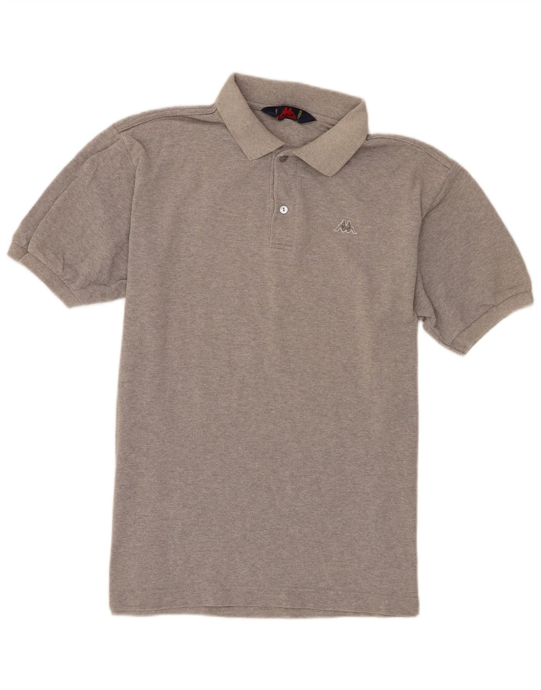 Kappa Herren-Poloshirt, groß, grau meliert