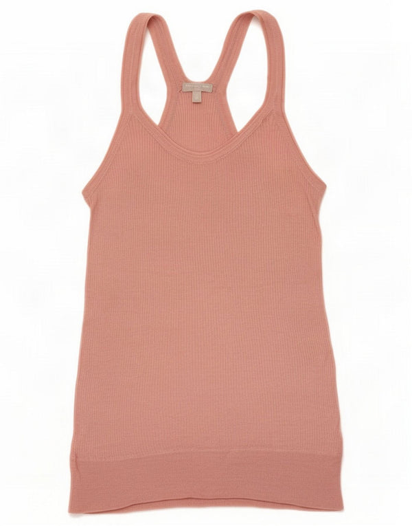 Massimo Dutti Damen Weste Top UK 12 Mittelrosa