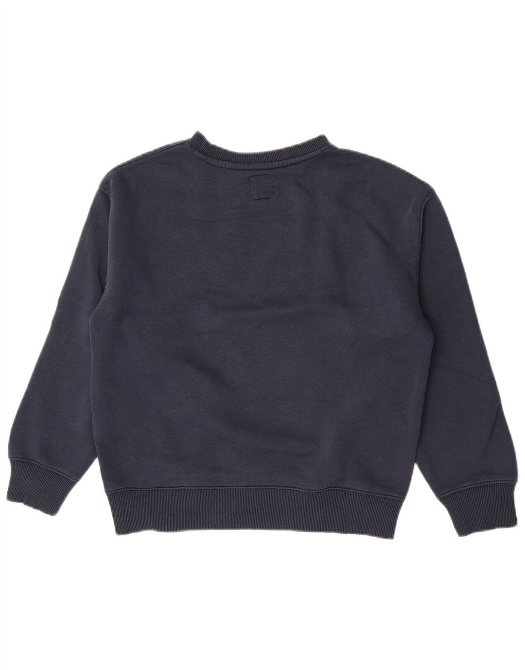 Zara Jungen-Sweatshirt mit Grafik, 11–12 Jahre, marineblaue Baumwolle