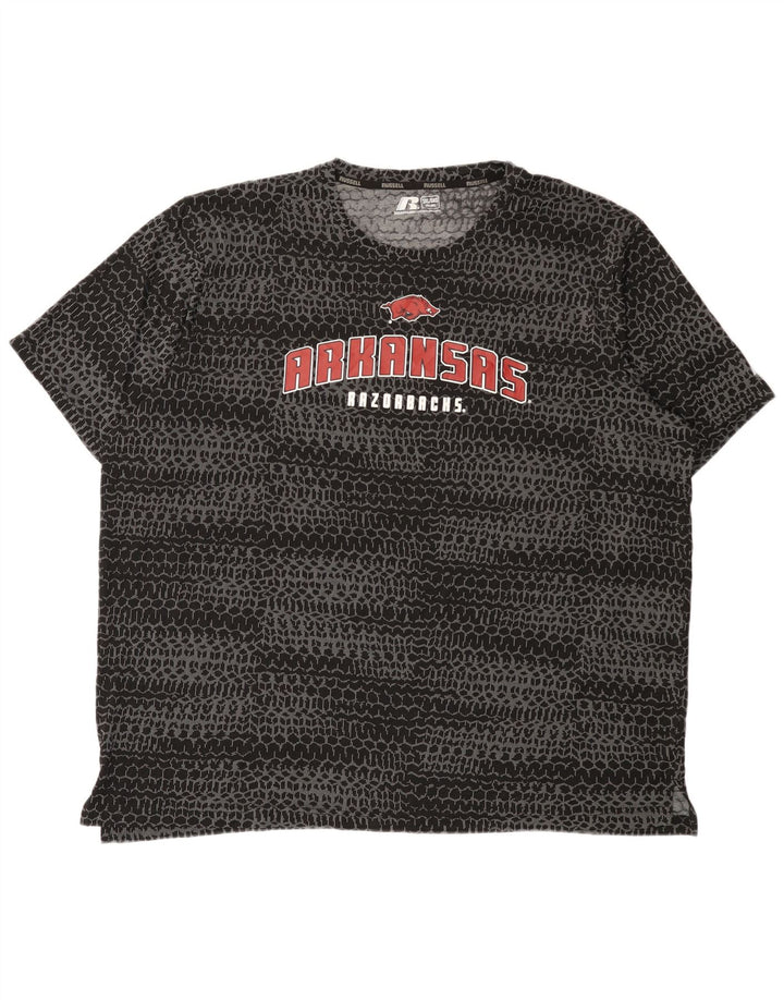 RUSSELL ATHLETIC Herren-T-Shirt mit Grafik, UK 54/56, 3XL, Schwarz
