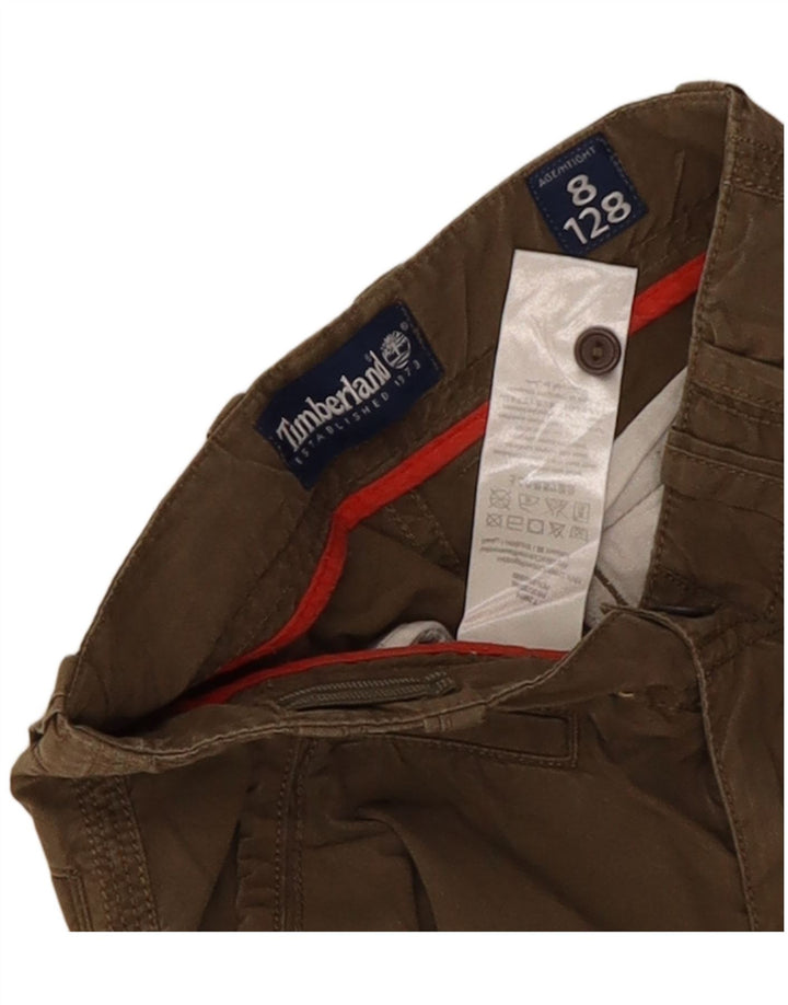 Timberland Cargo-Shorts für Jungen, 7–8 Jahre, W20, Khaki, Baumwolle