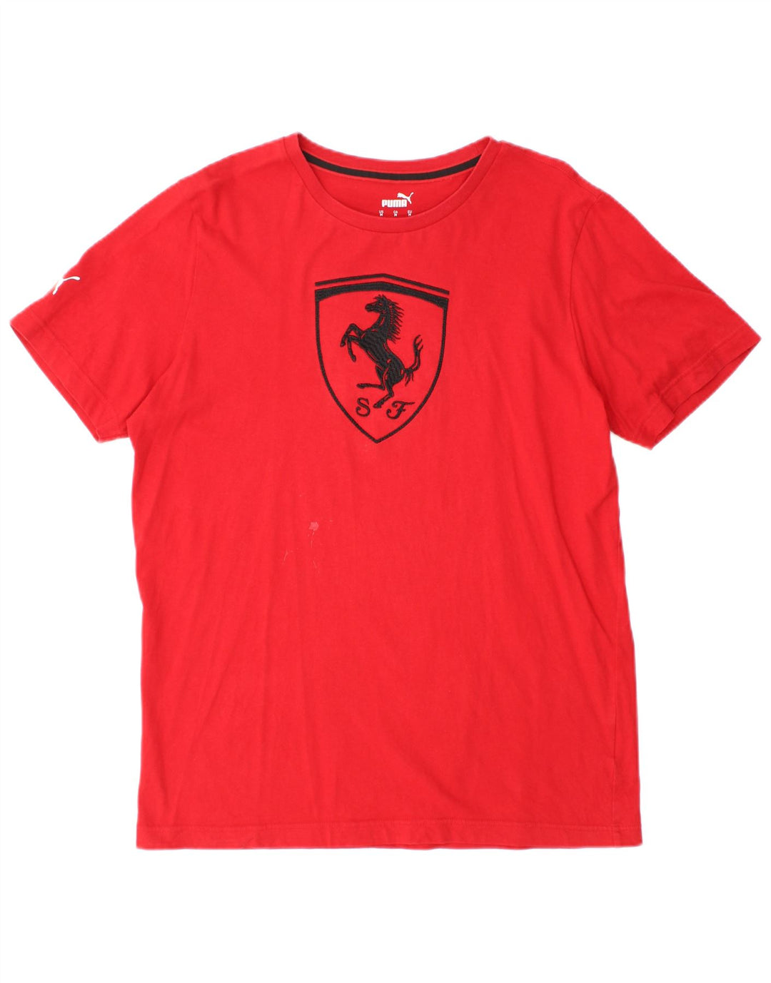 Puma Herren Ferrari Graphic T-Shirt Top Mittelrot
