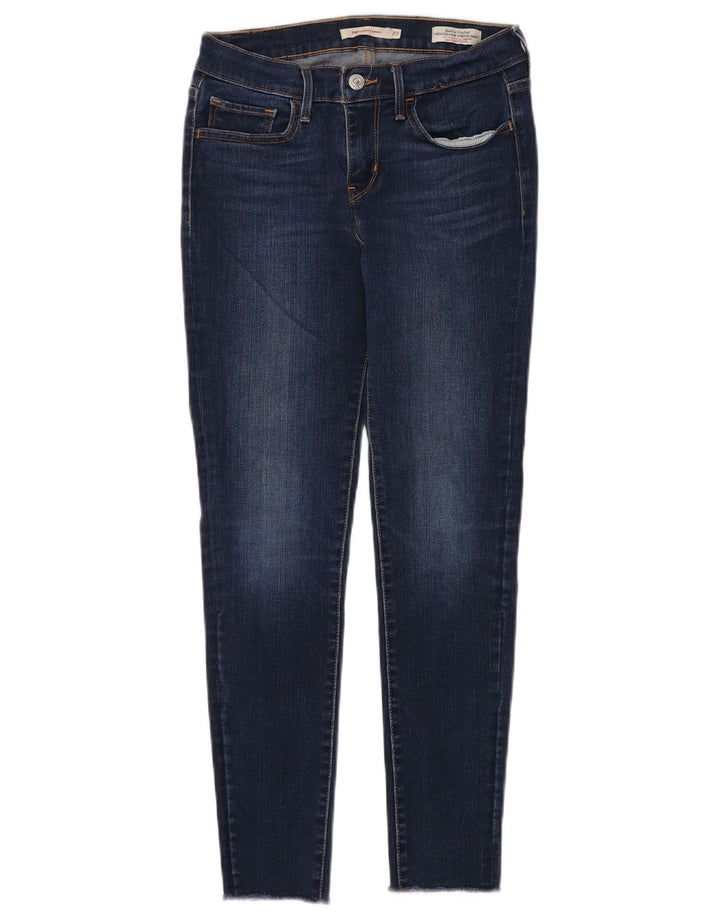 Levi's Damen 710 Super Skinny Jeans W27 L28 Marineblau