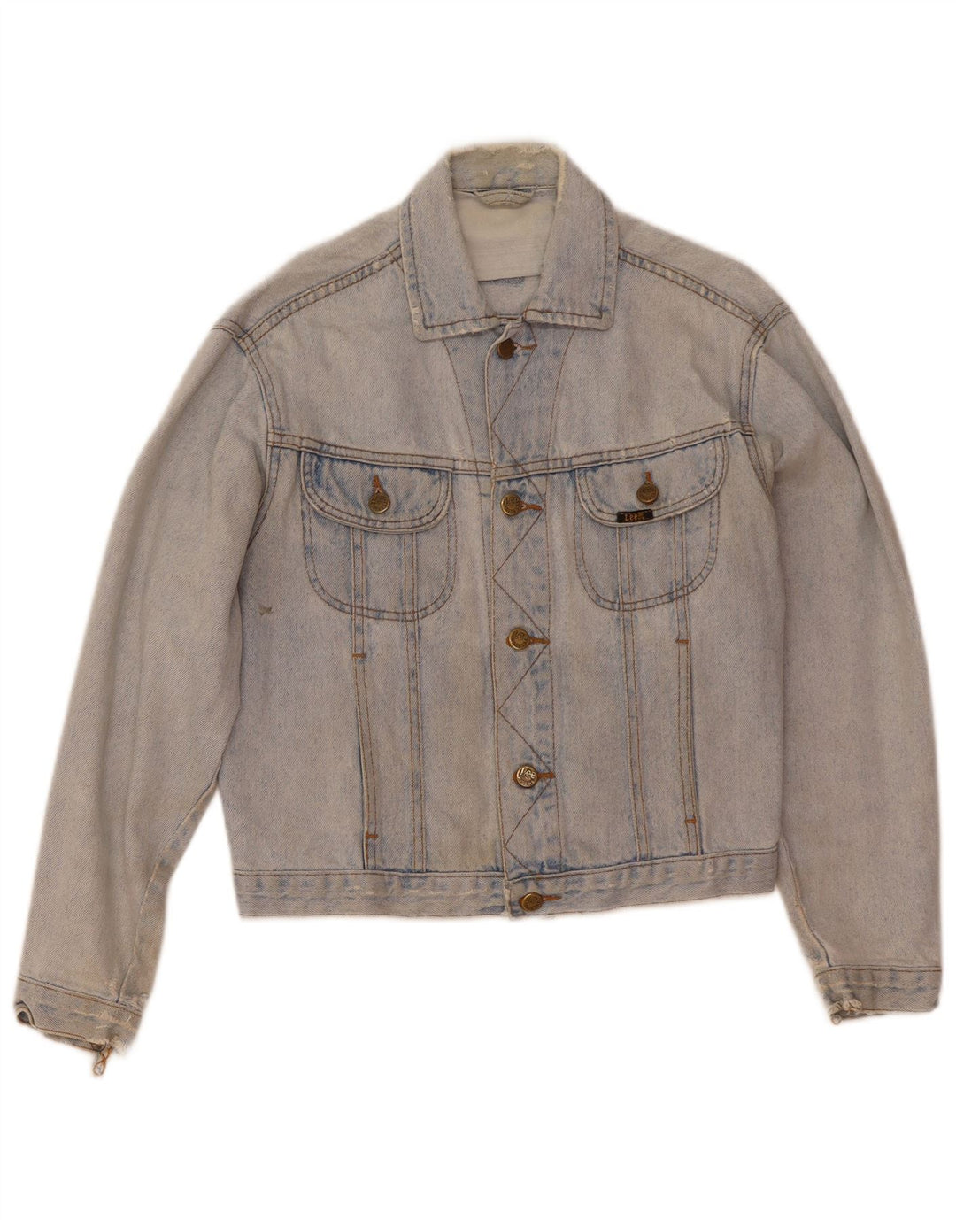 Lee Damen Jeansjacke UK 14 Mittelblau