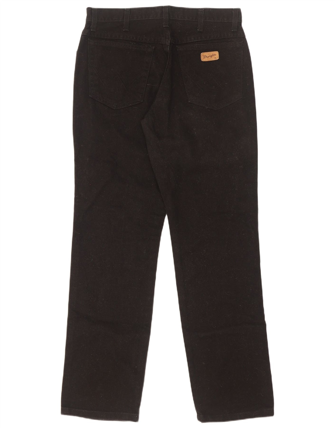 Wrangler Herren Texas Straight Jeans W33 L32 Schwarze Baumwolle