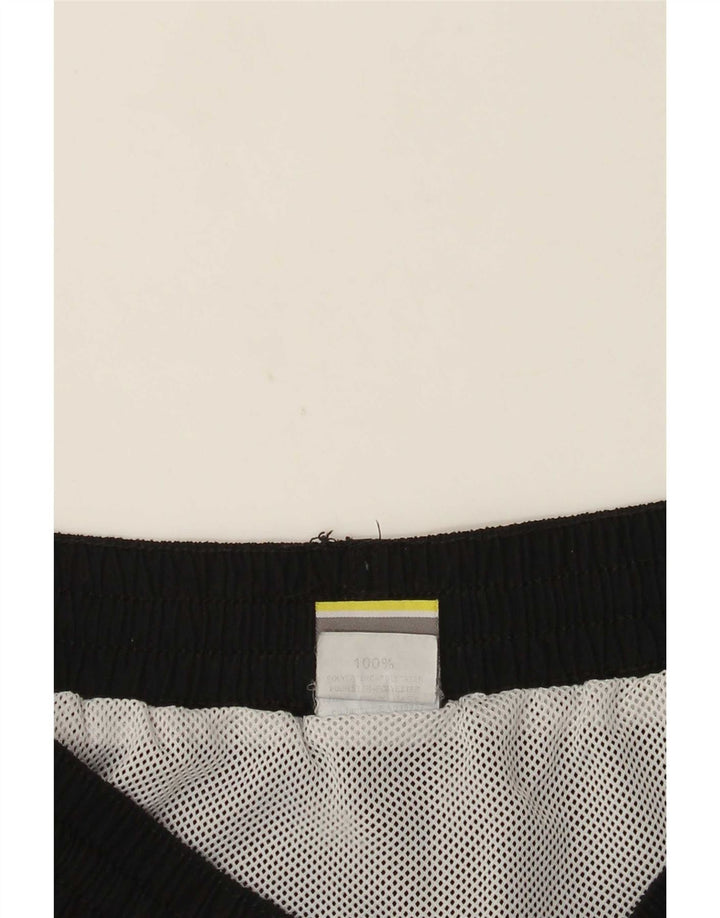 Diadora Herren-Badeshorts, groß, schwarzes Farbblock-Polyester