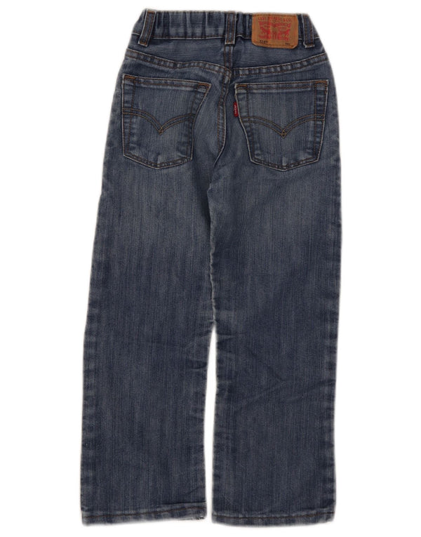 Levi's Jungen 514 Straight Jeans 5-6 Jahre W20 L18 Blaue Baumwolle