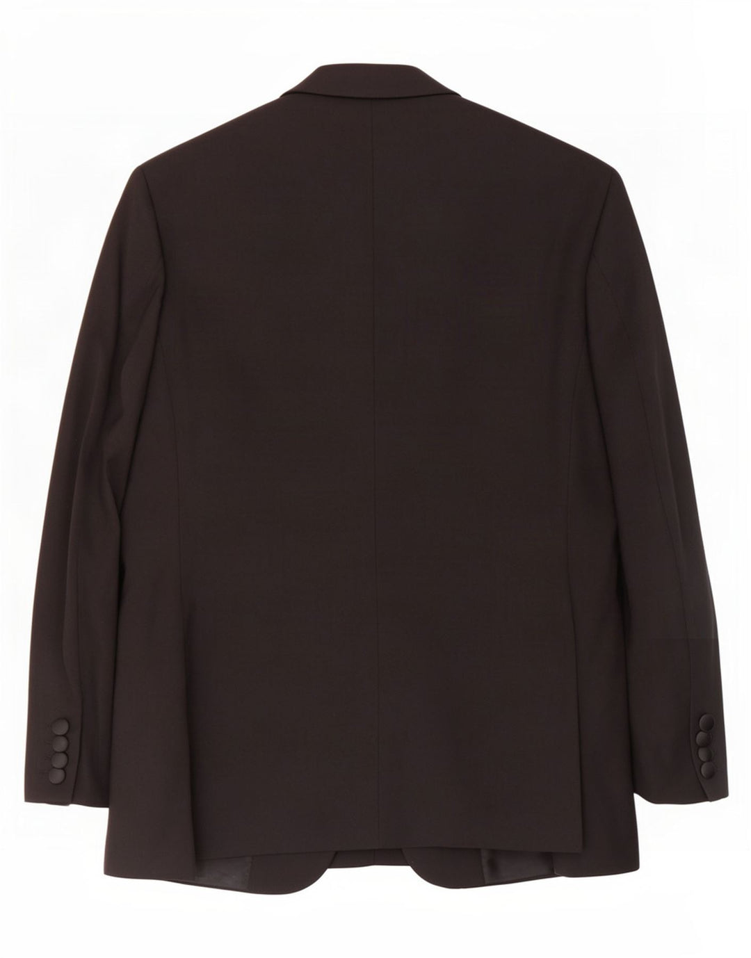 Marks & Spencer Herren-Blazer mit 1 Knopf, UK 38, mittelschwarze Wolle