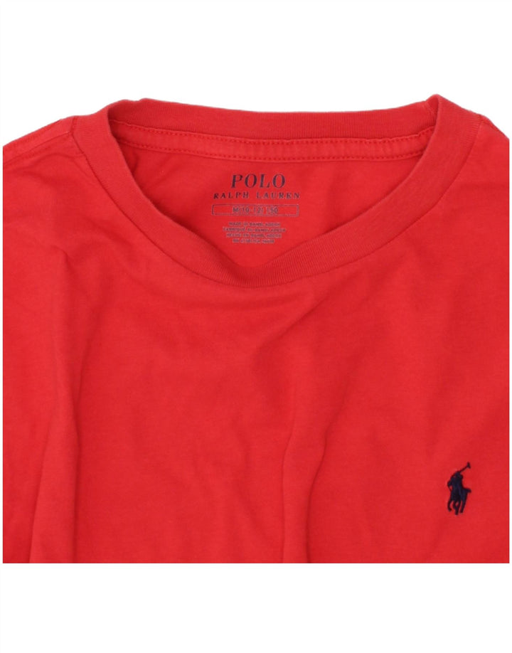 Polo Ralph Lauren T-Shirt-Oberteil für Jungen, 10–11 Jahre, mittelrot