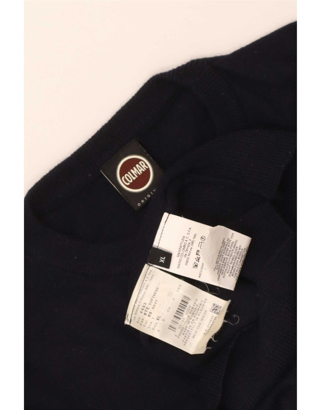 Colmar Herren-Pullover mit Rundhalsausschnitt, XL, Marineblau, Polyamid