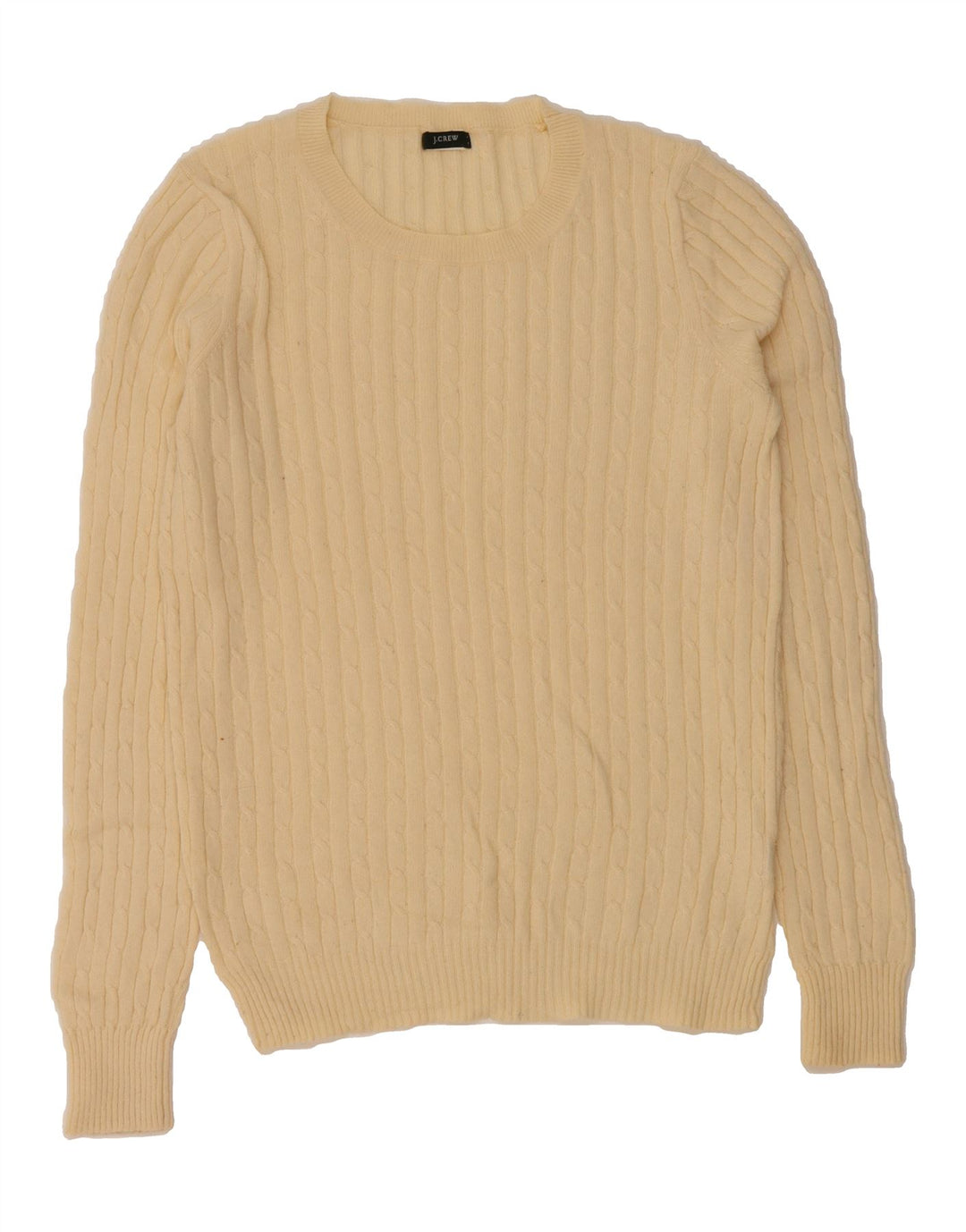 J. CREW Womens Boat Neck Jumper Sweater UK 10 Small Beige Wool Vintage J. Crew and Second-Hand J. Crew from Messina Hembry 
