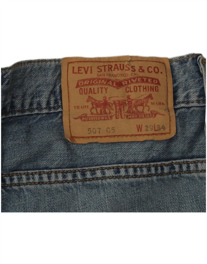 Levi's Herren Bootcut Jeans W29 L30 Blaue Baumwolle