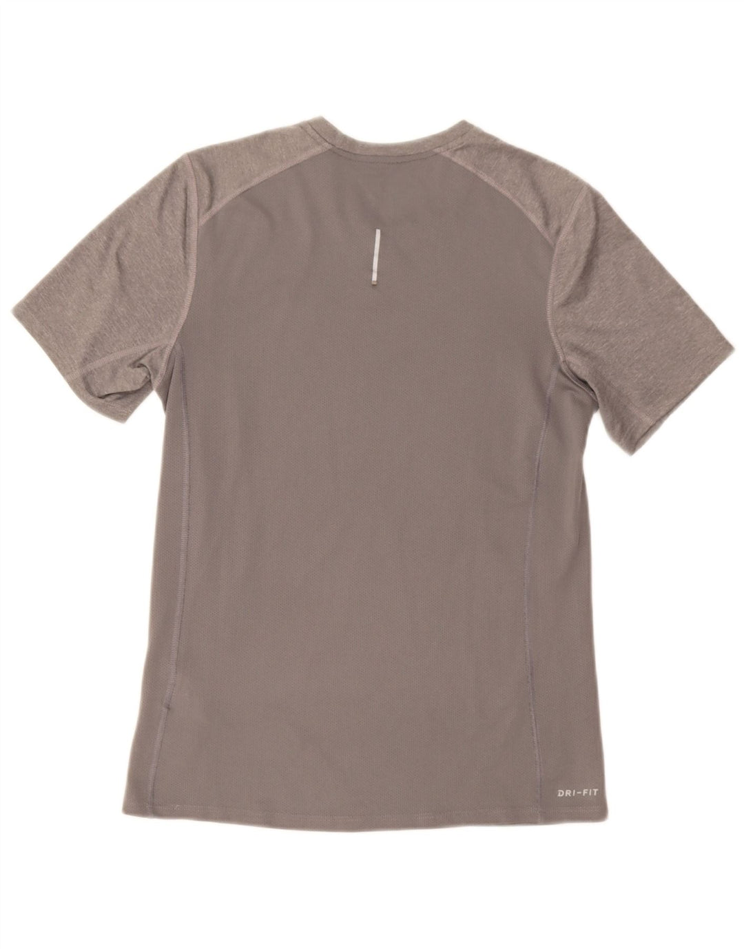 Nike Herren Dri Fit T-Shirt Top Small Grau Polyester