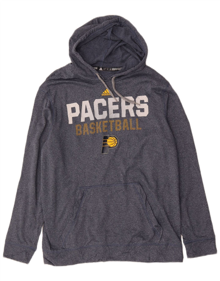 Adidas Herren Packers Graphic Kapuzenpullover, Größe L, Blau, Polyester