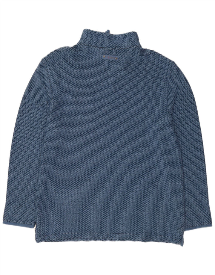 Weird Fish Herren-Sweatshirt mit Reißverschluss, XL, Blau, Baumwolle