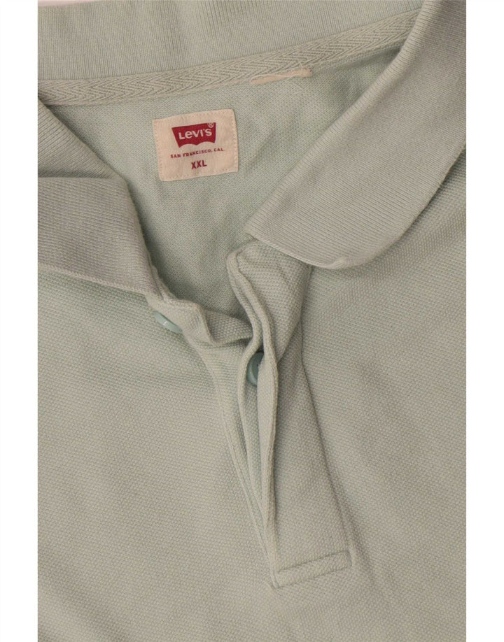 Levi's Herren-Poloshirt 2XL aus grüner Baumwolle