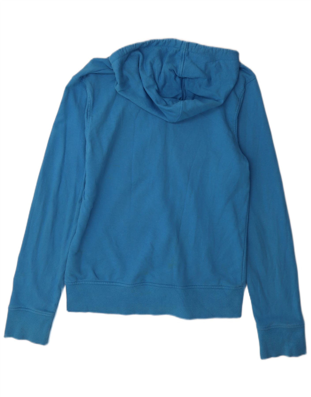 Jack & Jones Herren-Kapuzenpullover mit grafischem Reißverschluss, mittelblaue Baumwolle