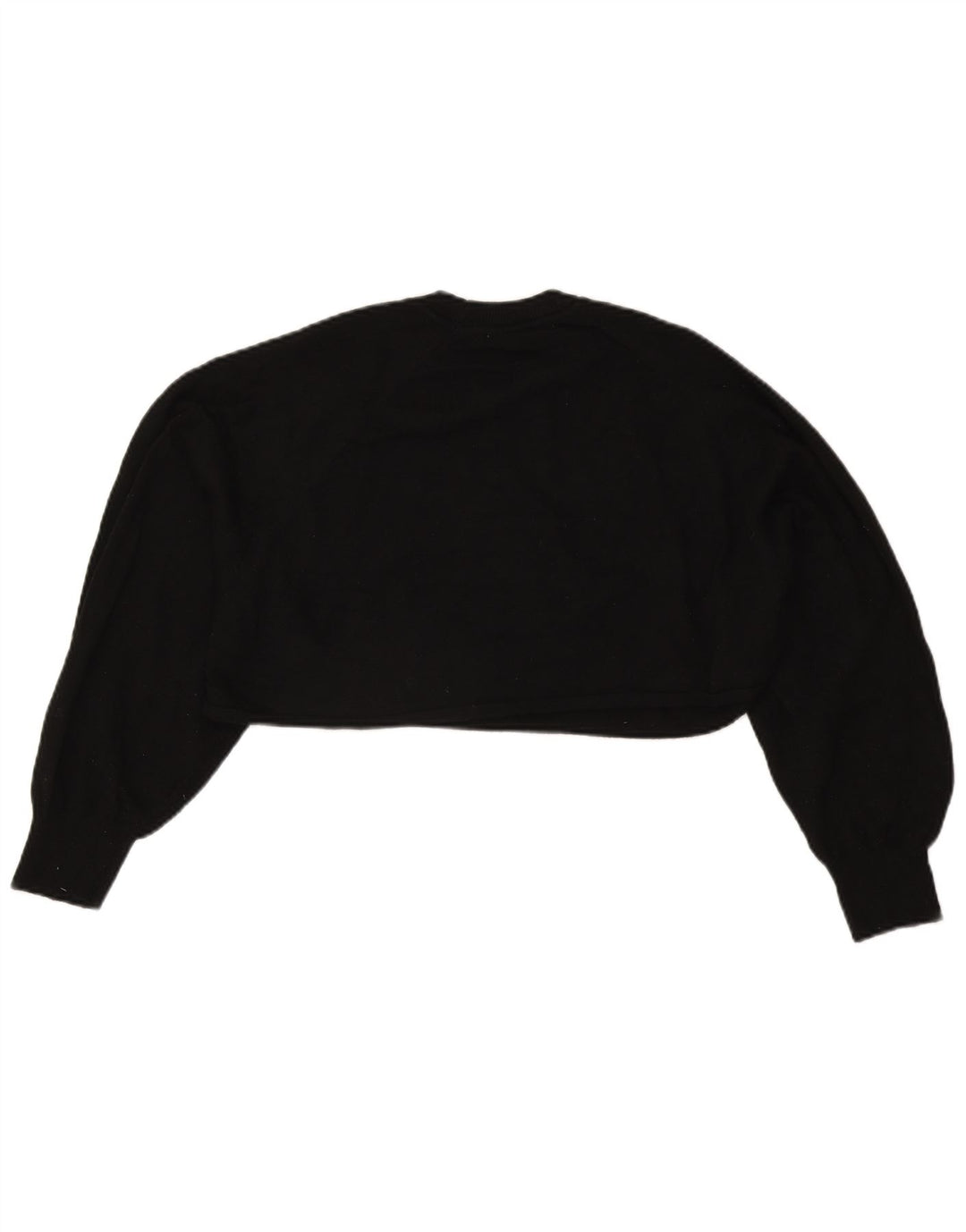 Zara Damen Crop-Oversize-Blusenoberteil UK 14 Medium Schwarz