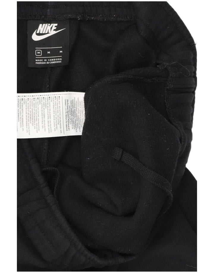 Nike Herren-Trainingshose, Jogginghose, Mittelschwarz, Colourblock-Baumwolle