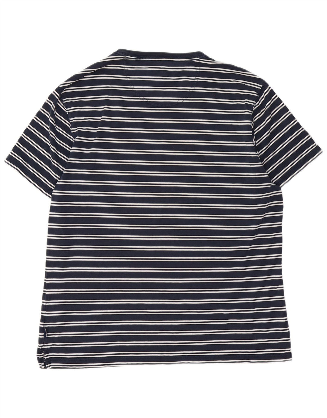 Barbour Herren-T-Shirt-Oberteil, groß, marineblau, gestreift, Baumwolle