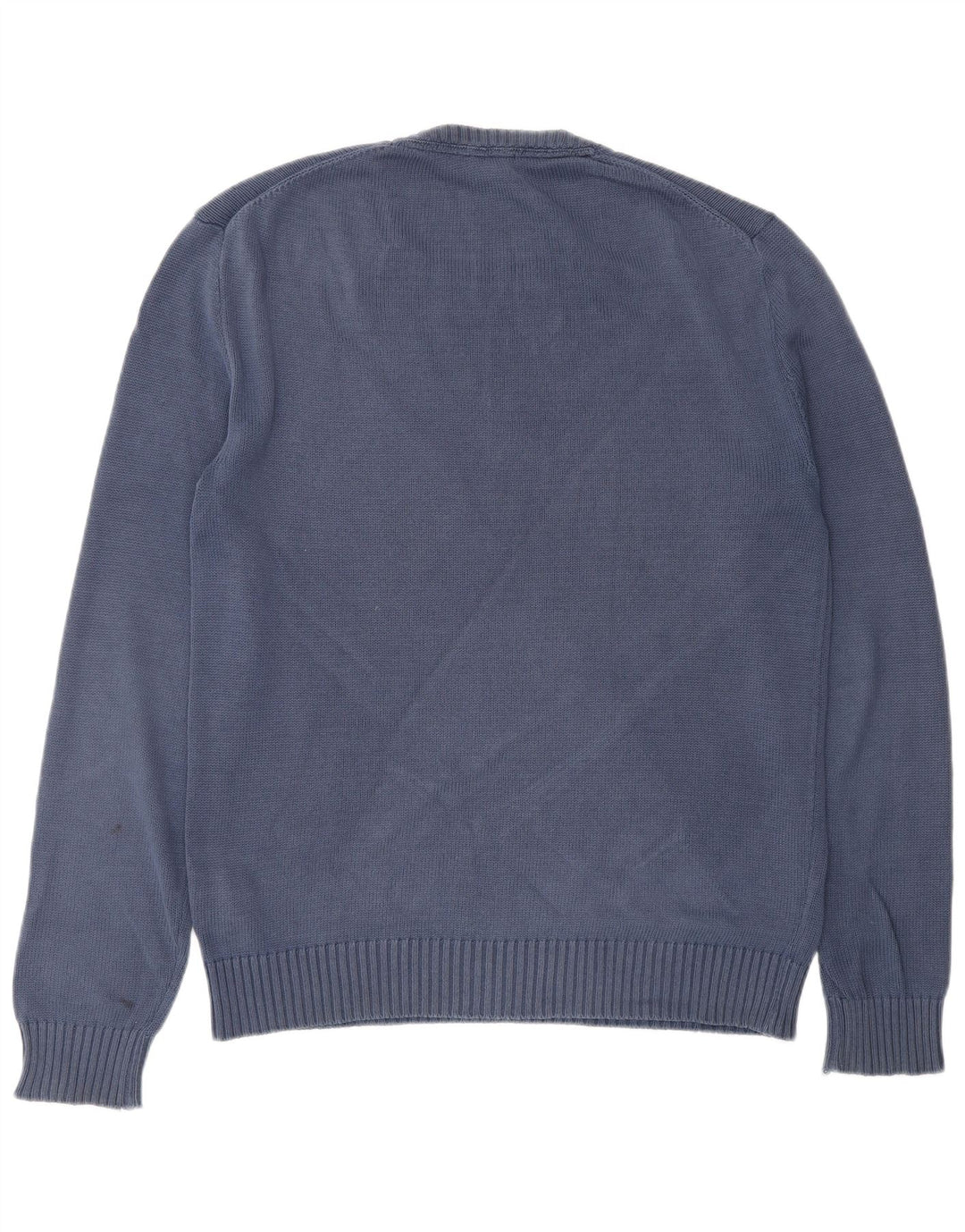 HACKETT Herren-Pullover mit Rundhalsausschnitt, mittelmarineblaue Baumwolle