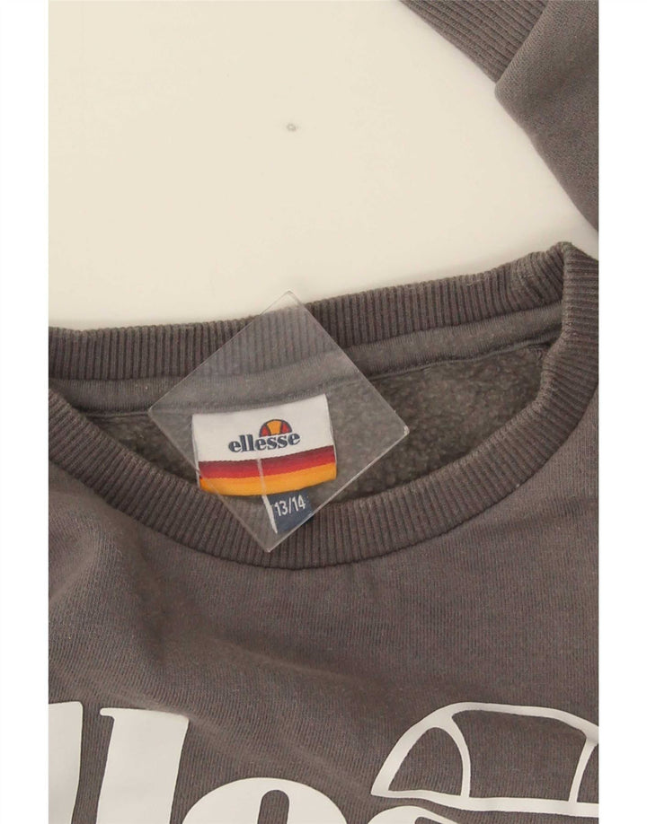 Ellesse Grafik-Sweatshirt für Jungen, 13–14 Jahre, Grau