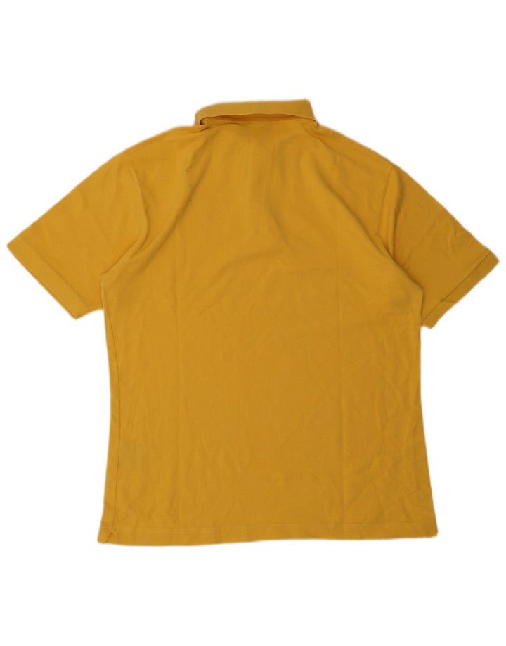 Kappa Herren-Poloshirt aus mittelgelber Baumwolle