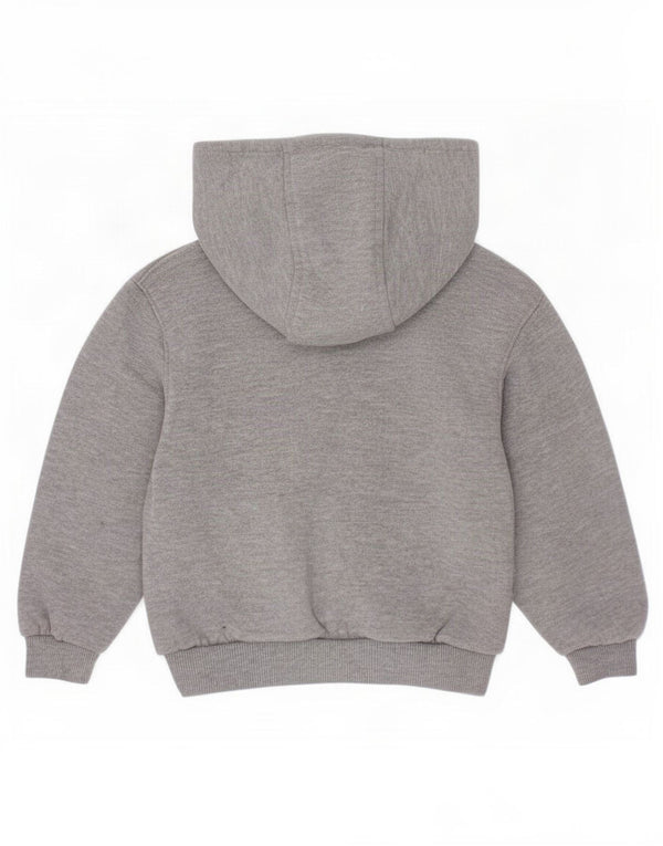 Nike Baby-Jungen-Kapuzenpullover mit Grafik, 18–24 Monate, grau gefleckte Baumwolle