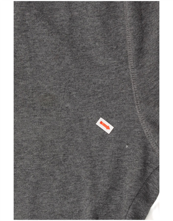 DIESEL Damen Trainingshose Jogger UK 12 Mittelgraue Baumwolle