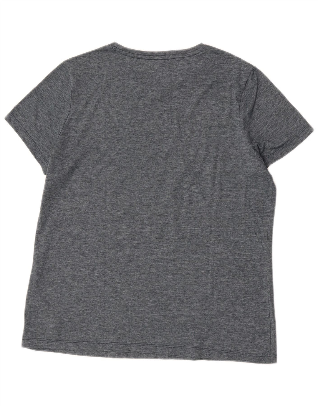 Puma Herren Grafik-T-Shirt-Oberteil, großes graues Polyester