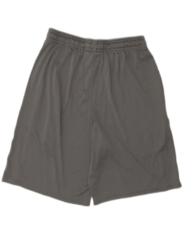 Under Armour Herren-Sportshorts aus mittelgrauem Colourblock-Polyester