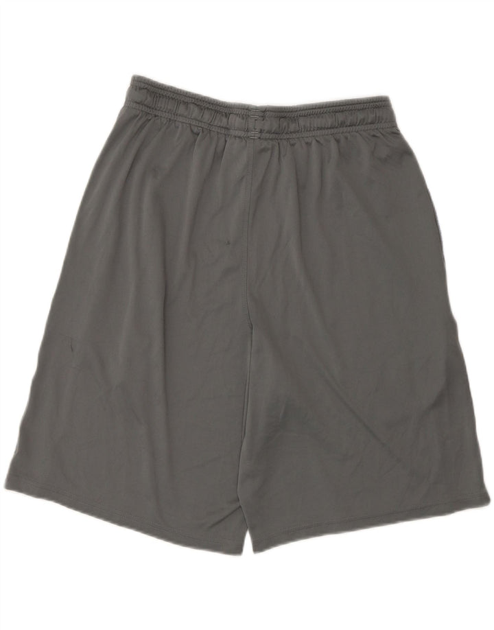 Under Armour Herren-Sportshorts aus mittelgrauem Colourblock-Polyester