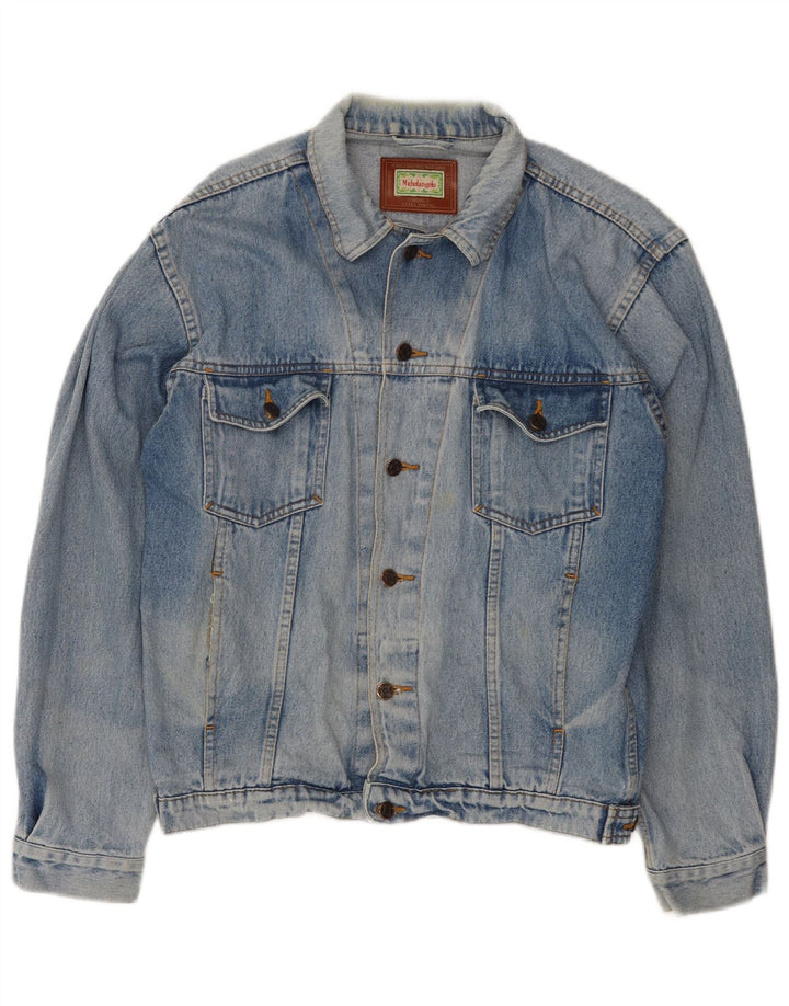 MICHELANGELO Herren Jeansjacke UK 40 Large Blau