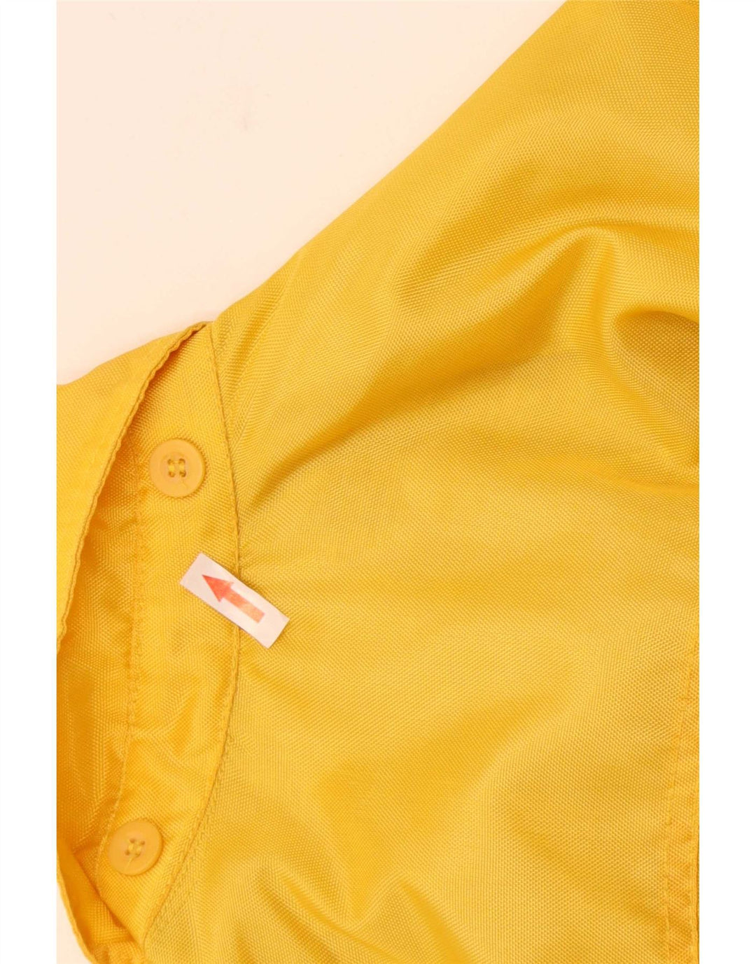 Vintage Jungen-Regenjacke mit lockerer Passform, 11–12 Jahre, gelbes Polyamid