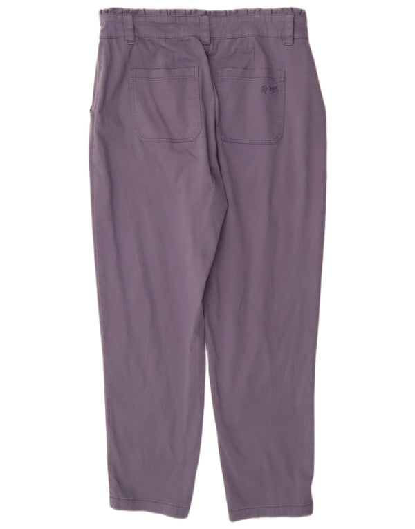 Animal Damen-Freizeithose mit hoher Taille, schmal zulaufend, UK 16, Größe L, W34, L30, Blau