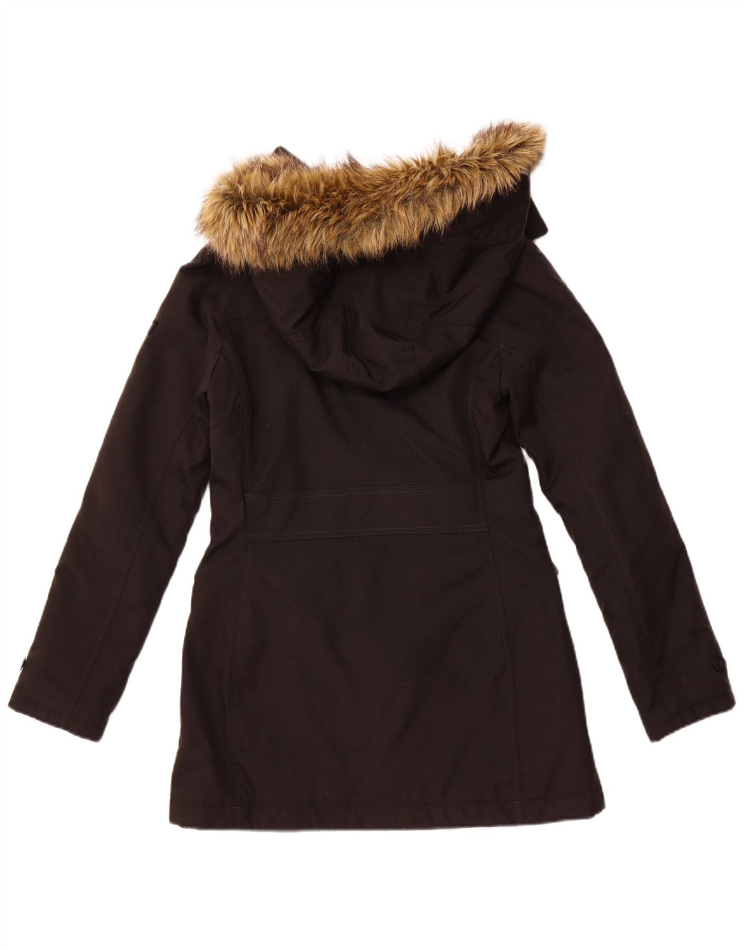 WOOLRICH Damen-Parkajacke mit Kapuze, UK 12, mittelschwarz
