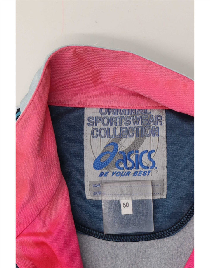 Asics Herren-Trainingsanzug-Top-Jacke IT 50, mittelgroß, mehrfarbig, Farbblock