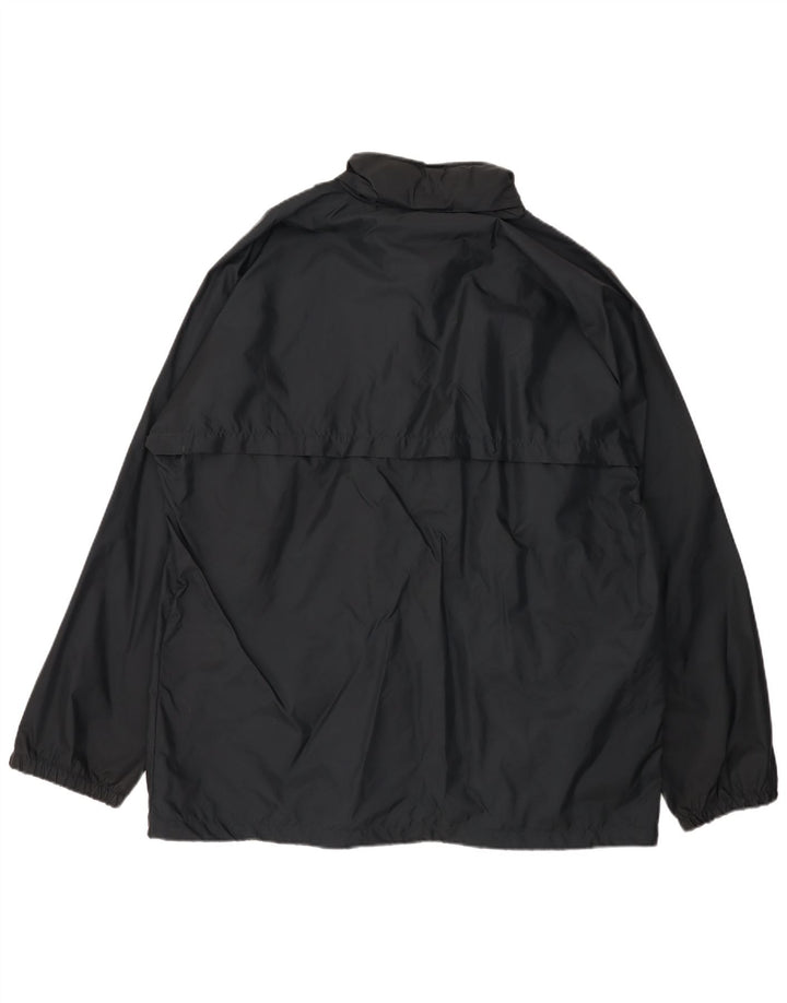 Champion Herren-Regenjacke mit Kapuze, UK 42, XL, Schwarz, Polyamid