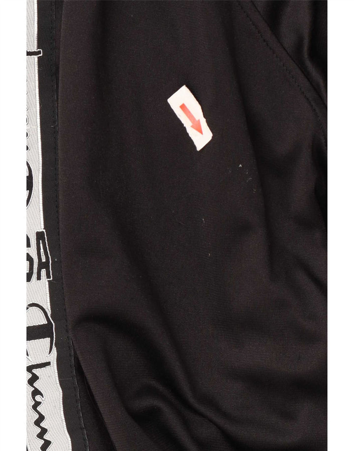 Champion Herren-Trainingsanzugoberteil mit Grafik, Mittelschwarz, Farbblock