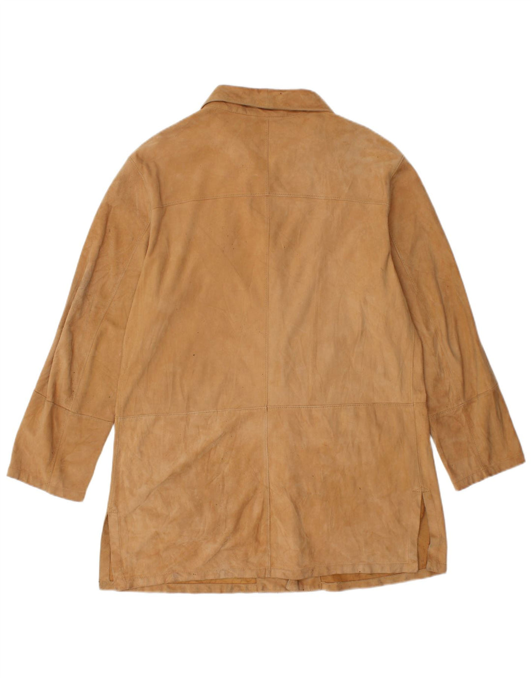 GIMO'S Damen Wildlederjacke UK 12 Medium Beige