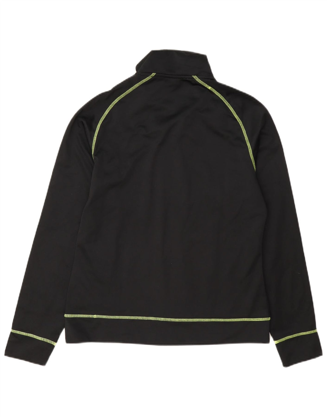 Asics Damen-Trainingsanzug-Top-Jacke UK 12 Mittelschwarzes Polyester