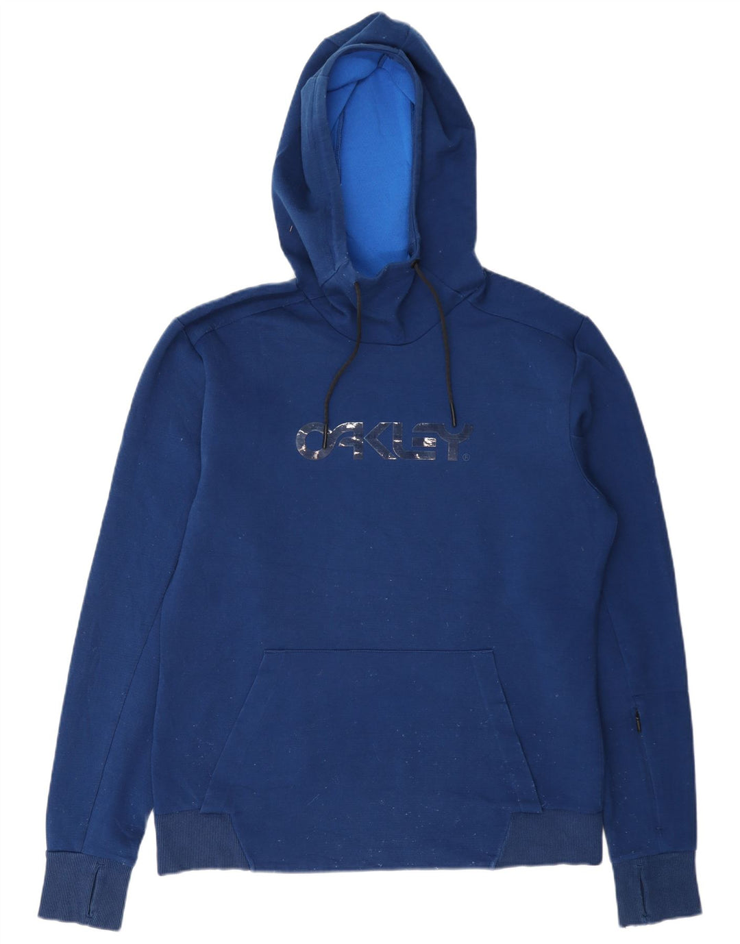 Oakley Herren Graphic Regular Fit Kapuzenpullover Mittelblau