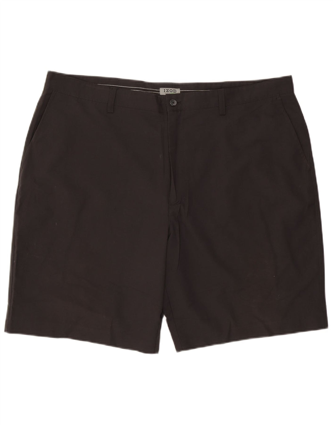 Izod Herren Chinoshorts W42 2XL Schwarz Polyester