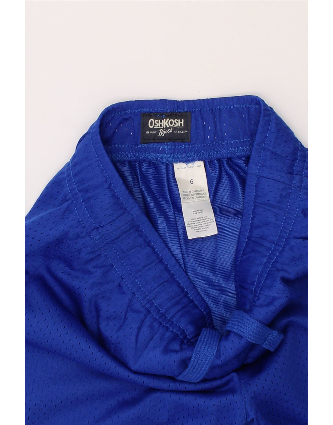 OSH KOSH Boys Sport Shorts 5-6 Years  Blue Polyester Vintage Osh Kosh and Second-Hand Osh Kosh from Messina Hembry 