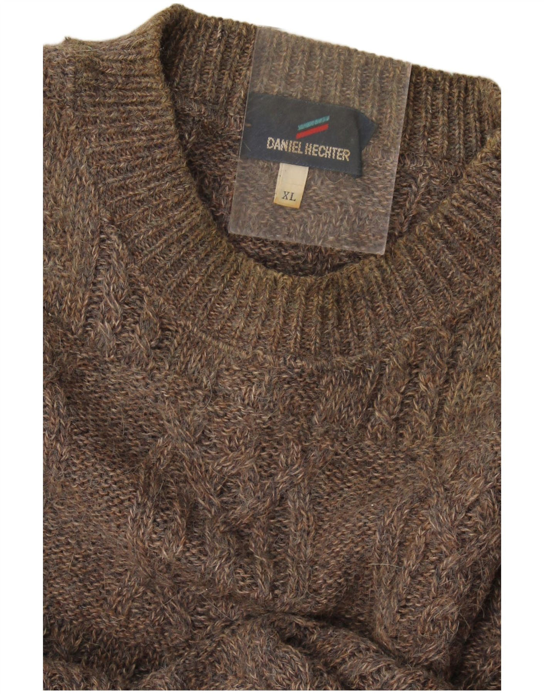 Daniel Hechter Herren-Pullover mit Rundhalsausschnitt, XL, Braun