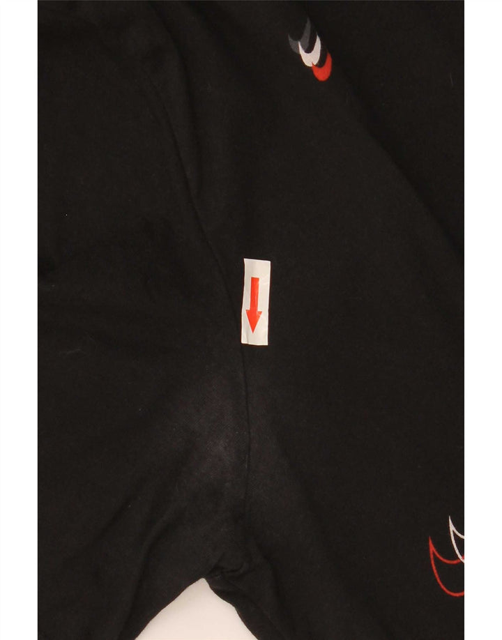 Nike Herren-T-Shirt mit Grafik, groß, aus schwarzer Baumwolle