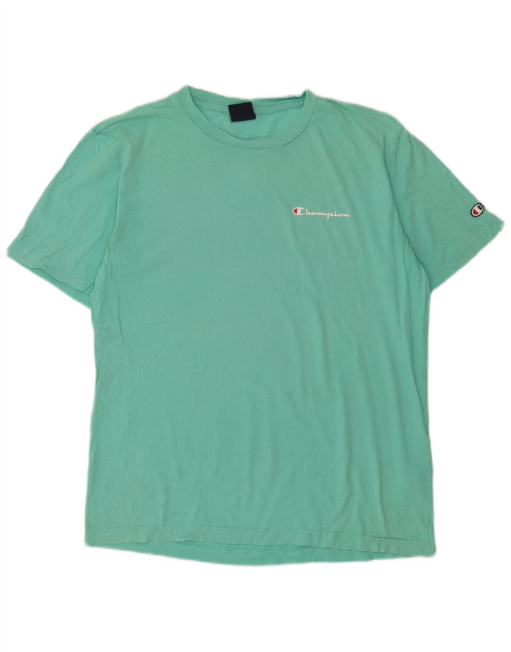 Champion Herren T-Shirt Top aus mittelgrüner Baumwolle