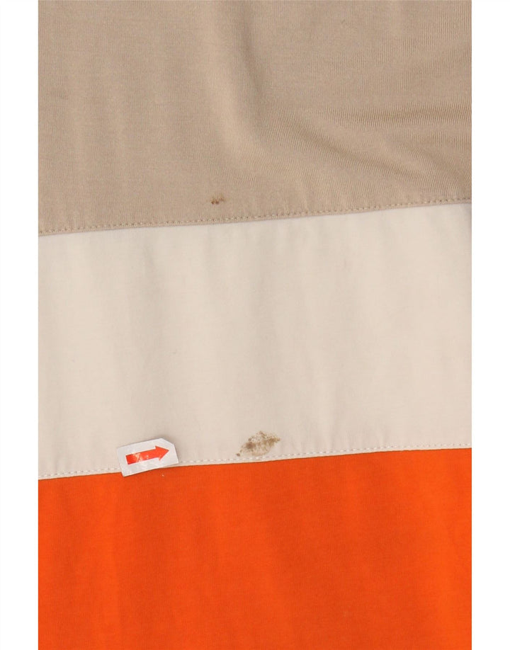 U.S. Polo Assn. Basic-Kleid für Damen, UK 12, Mittelbeige, Farbblock
