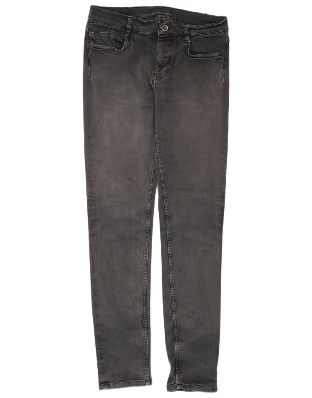 Zara Herren Skinny Jeans EU 40 Mittel W31 L31 Grau